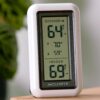 AcuRite Digital Thermometer with Indoor and Outdoor Temperature, Daily Highs and Lows (00424CA), White